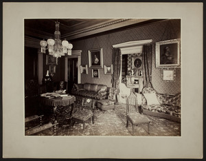 Interior view of parlor, Theodore Chase House