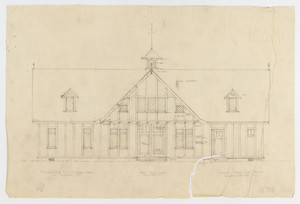 Stable side elevation, residence of F. K. Sturgis, "Faxon Lodge", Newport, R.I.