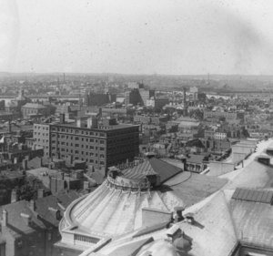 "View over Boston, N.N.W. from State House"
