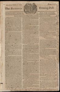 The Boston Evening-Post, 10 October 1774