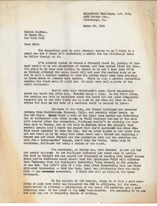 Letter from Charles L. Whipple to Milton Kaufman