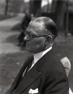 Clarence E. Jacobson: portrait in profile