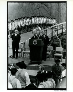 Gerald Ford speaking at the Bicentennial