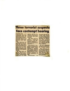 Three terrorist suspects face contempt hearing