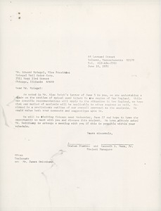 Letter from Graham Sharman and Kenneth A. Owen to Edward Spiegel