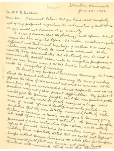 Letter from Mrs. J. M. Thompson to W. E. B. Du Bois