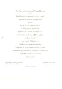 Annual Ceremonial Program