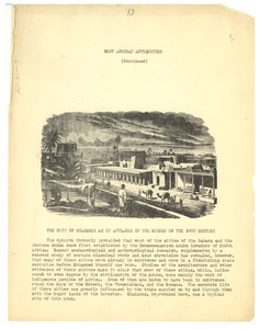 West African antiquities
