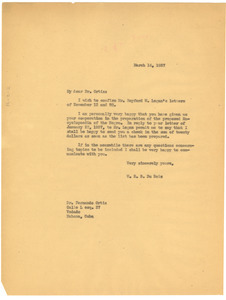 Letter from Ellen Irene Diggs to Herman P. Osborne