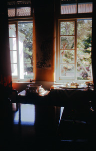 Interior of W. E. B. and Shirley Graham Du Bois' home in Accra, Ghana