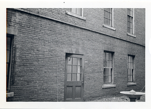 Exterior of east wall, Parkman House