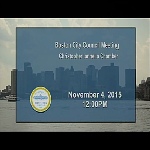 Boston City Council meeting recording, November 4, 2015