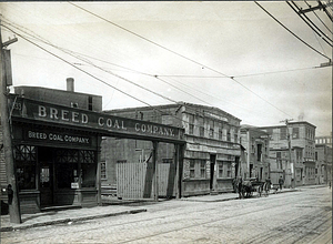 Washington Street, west side, from Breed Coal Company to point opposite Amity Street
