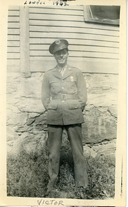 Victor Ares in uniform in Lowell