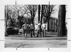 Members of Class of 1958 on Spring Street