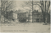 Laselle Seminary from Grove St., Auburndale, Mass.