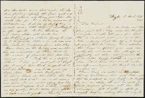 Letter from Augusta Bruen, Dayton, OH to Luther Bruen, 1861 March 12