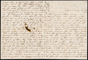 Letter from Augusta Bruen, Dayton, OH to Luther Bruen, 1861 August 11