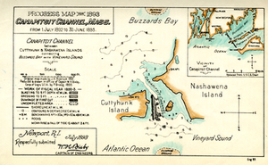 Progress Map for 1893: Canapitsit Channel, Mass. From 1. July 1892 to 30 June 1893.