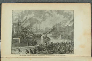 [Photoengravings from art in The lost city! : drama of the fire fiend! : or Chicago, as it was, and as it is! and its glorious future! a vivid and truthful picture of all of interest connected with the destruction of Chicago and the terrible fires of the great North-west]
