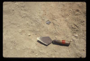 Artifact on site, 1989