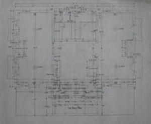 Van Rensselaer House floor plan, first floor, ca. 1895