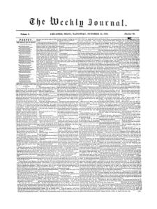 Chicopee Weekly Journal, October 13, 1855