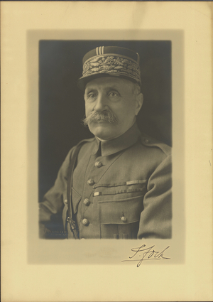 Photograph of Marshal Ferdinand Foch, 1922