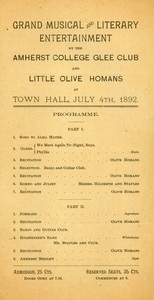 Amherst College Glee Club (July 4, 1892)