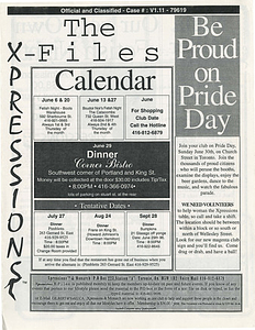 The Xpressions X-Files Newsletter Vol. 1 No. 11