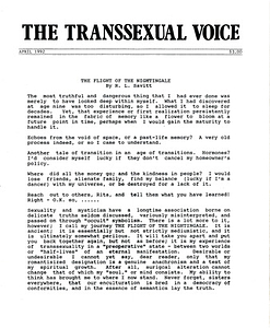 The Transsexual Voice (April 1992)