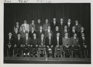 Members of Suffolk University's Delta Sigma Pi Chapter, 1961