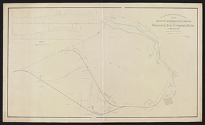 Plan of proposed railroad from the South Shore railroad to the Weymouth Iron Company's works in Weymouth / S.L. Minot, civil engineer.