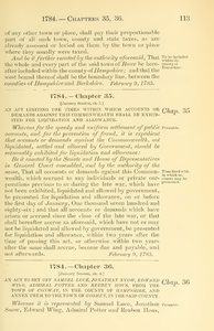 1784 Chap. 0036 An Act To Set Off Samuel Luce, Jonathan Snow, Edward Wing, Admiral Potter And Reuben Iious, From The Town Of Con Wat, In The County Of Hampshire, And Annex Them To The Town Of Goshen, In The Said County.