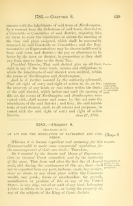 1785 Chap. 0008 An Act For The Regulation Of Navigation And Commerce.