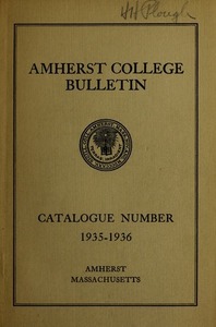 Amherst College Catalog 1935/1936