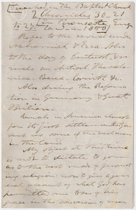 Edward Hitchcock sermon notes, 1850