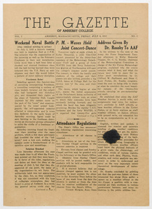 The gazette of Amherst College, 1943 July 9