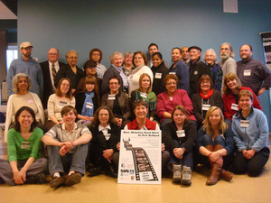 Volunteers and staff at the New Bedford Mass. Memories Road Show