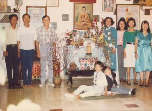 Our family in Vietnamese New Year (Tet) celebration