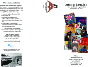 First Artist-at-Large brochure