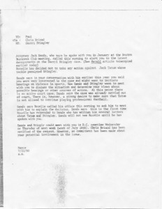 Latest developments in Darryl Stingley case from attorney Jack Sands