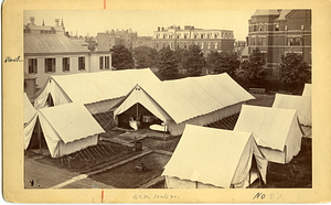 Boston City Hospital tents