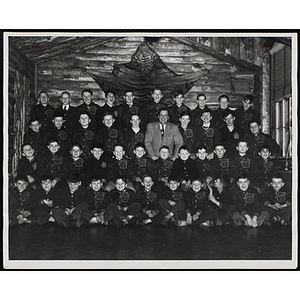 Members of the Junior Leaders Club pose for a group photo