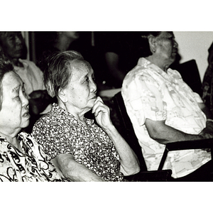 Women observe a Central Artery/Tunnel Project off-ramp task force meeting