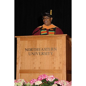 Faculty member speaks at School of Nursing convocation