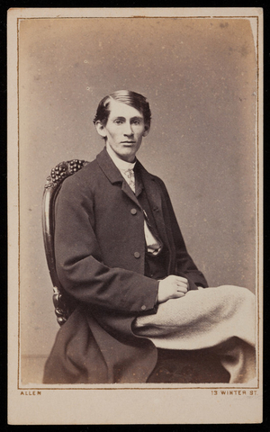 Studio portait of an unnamed man, Boston, Mass., ca. 1864-1865