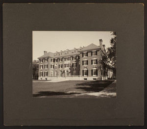 Exterior view of Bertram Hall, Radcliffe College