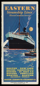 Eastern Steamship Lines, eleven coastwise services, India Wharf, Boston, Mass., 1929