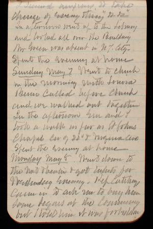 Thomas Lincoln Casey Notebook, February 1893-May 1893, 94, I seemed anxious to take charge